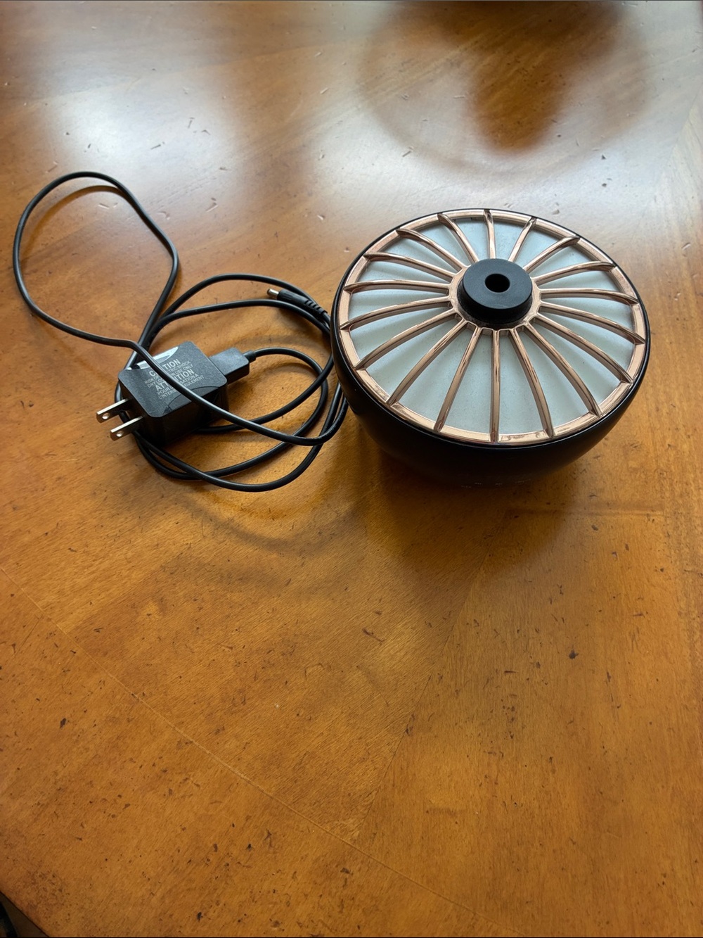 doTERRA Diffuser with Copper-Tone Grill and Black Base